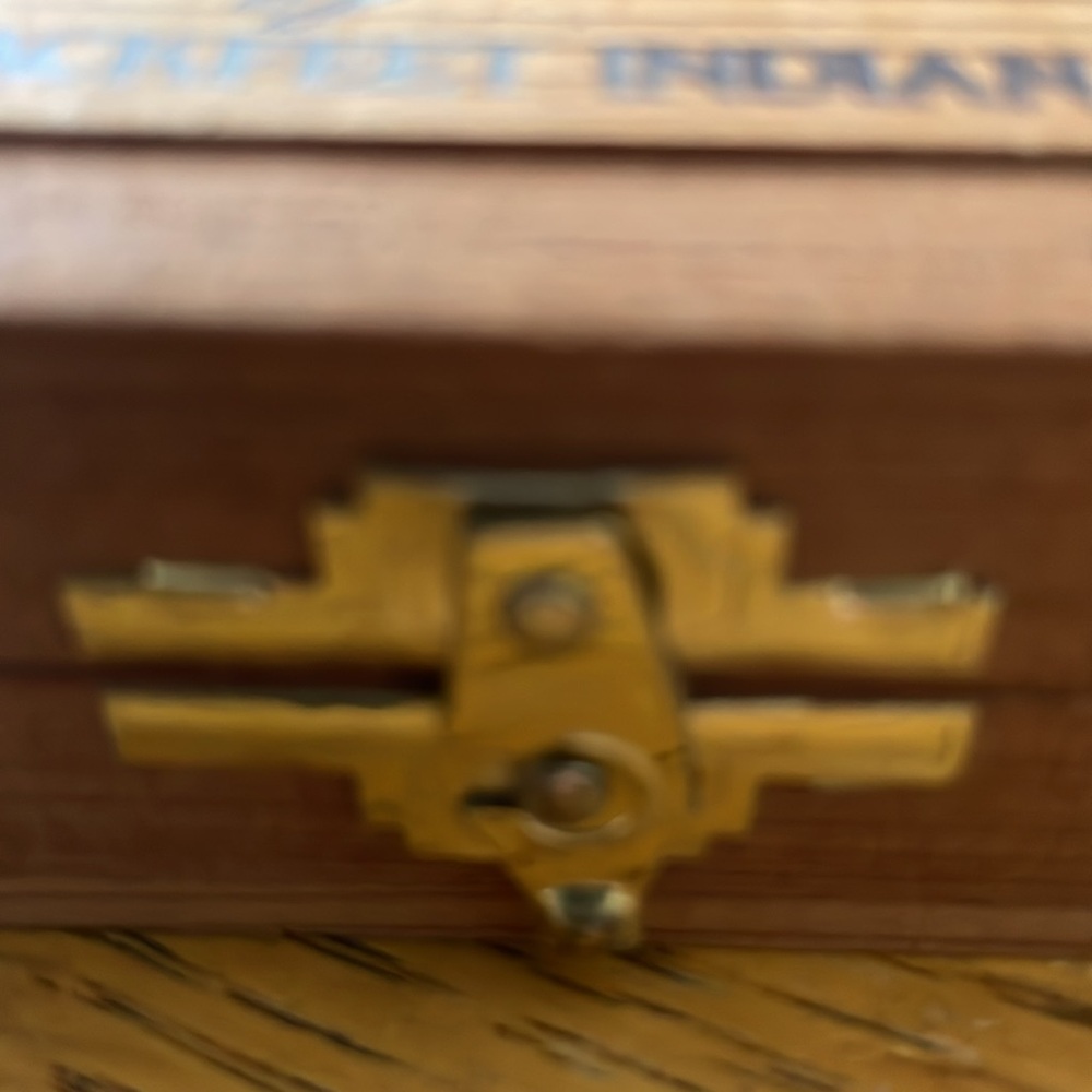 Vintage Set of 12 No. 2 Blackfeet Indian Pencils In Original Cedar Case Unused - Picture 10 of 10
